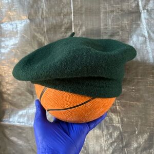 Vintage Nordstrom Green Wool Beret